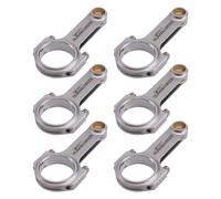 6x H-Beam Connecting Rods ARP 2000 For Porsche 3.2 Carrera 911 3.3 Turbo 5"