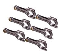 6x H-beam Connecting Rods Bielle for BMW M3 E36 E46 S50 S50B32 ARP 2000 5.4724"