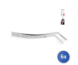 6x H&h Alessandro Borghese Pinze Cucina In Acciaio Inox 18/10