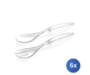 6x H&H coppia posate insalata