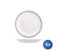 6x H&H piatti piani lilium cm.24