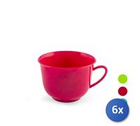 6x Home Tazza the Ecolux in polipropilene colore assortiti cl 30