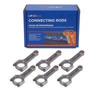 6x I-Schaft Connecting Rods Pleuel Bielle for Toyota Supra 2JZ 2JZ-GE/GTE 142mm