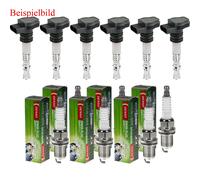 6x Kamoka Bobina Accensione + Denso Candela per Audi A4 Cabriolet 8H7 B6 8HE