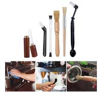 6x Kit di pennelli per espresso Pennello per espresso in nylon diverso per