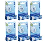 6x Labello Hydro Care SPF15 Caring Lip Balm 6x5,5 ml Nivea VENDITORE UE