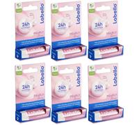 6x Labello Liposan Pearly Shine Caring Lip Balm 6x5,5 ml Nivea