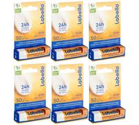 6x Labello Sun Protect Caring Lip Balm SPF50 6x5,5 ml Nivea SPEDIZIONE GRATUITA