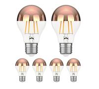 6x lampadina E27 LED A60 bianco caldo (2600 K) 7,5 W 839lm Specchio frontale [EEK: E]