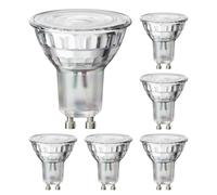 6x lampadina GU10 LED PAR16 bianco (4000 K) 5,3 W 504lm 44° Specchio [EEK: E]