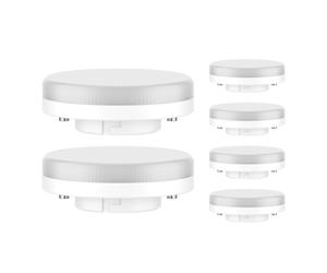 6x lampadina GX53 LED bianco (4000 K) 4 W 420lm 96° opaco