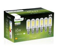 6x Lampadina LED E14 Edison ST26 4W = 40W 440lm 4000K Bianca 360° FILAMENT LUMIL