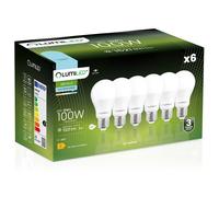 6x Lampadina LED E27 A60 13W = 100W 1521lm 6500K Fredda 260° LUMILED