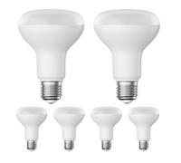 6x lampadina LED E27 R80 bianco caldo (2700 K) 10 W 935lm opaco [EEK: F]