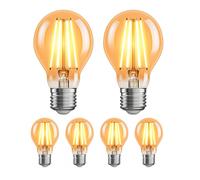 6x lampadine LED E27 A60 bianco extra caldo (2400 K) 7 W 778lm dimmer a 3 [EEK: E]