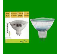 6x Lampadine LED MR16 12V 1W Luce Multicolore 15° GU5.3 Spot Colour-Changing