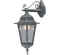 6X LANTERNA IRLANDA W100 CON BRACCIO GRIGIO GHISA ALLUMINIO VERNICIATO C.41604
