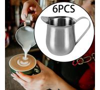 6x latte cremiere cremiere brocca brocca brocca tazze di distributore di