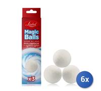 6x Liabel Sfere Ammorbidenti Lana X Asciugatrice 3 Pz.