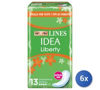 3 Confezioni (39 Assorbenti) Lines Idea Liberty Giorno Anatomico Disteso