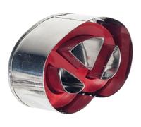 6x Linzer-Ausstechform Brezel 5 CM Acciaio Inox Plätzchenausstecher Formina