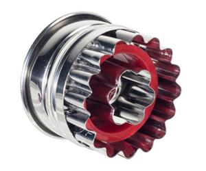 6x Linzer-Ausstechform Rosette 5 CM Acciaio Inox Formine per Biscotti Backdeko