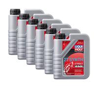 6x LIQUI MOLY 1505 Olio Motore 2T Sintetico Moto 1L