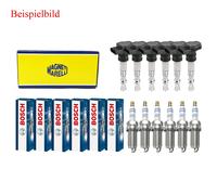 6x Magneti Marelli Bobina + 6x Bosch Candela Doppio Platino per Audi A4 Avant