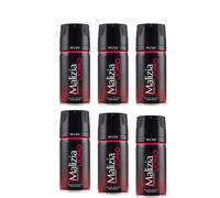 6x MALIZIA UOMO MUSK EAU DE TOILETTE DEODORANTE CORPO 150ML PROFUMO D'INTESA DEO
