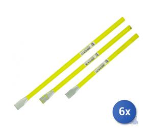6x Maurer Scalpello A Taglio Per Elettricisti Mm 200