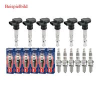 6x Maxgear Bobina Accensione + NGK Candela per BMW 5er E34 520i 24V 525i 3er