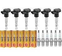 6x Maxgear Bobina Accensione + NGK Candela per Porsche 911 996 3.6