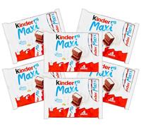 6X Maxi Barrette Ricoperte di Cioccolato Finissimo al Latte e Ripieno al Latte Confezione da 6 Barrette, 126g [6 Confezioni]