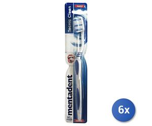 6x Mentadent Tecnic Clean Forte