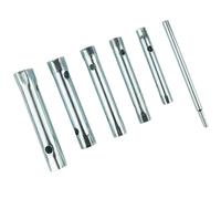 6x Metrico Tubular Box Wrench Set Tubo Cavo Presa Chiave Filtro Chiave 8-17mm