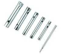 6x Metrico Tubular Box Wrench Set Tubo Cavo Presa Filtro Chiave 8~17mm