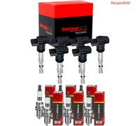 6x metzger Bobina Accensione + Champion Candela per Cadillac BLS