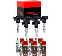 6x metzger Bobina Accensione + Champion Candela per Cadillac BLS Cts