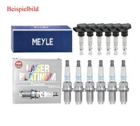 6x Meyle Bobina Accensione + 6x NGK Candela Laser Platinum per BMW 3er Cabriolet