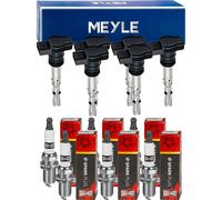 6x Meyle Bobina Accensione + Champion Candela per Mercedes-Benz SLK R171 350