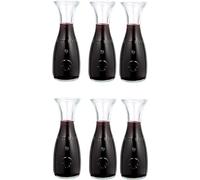 6x mille idee Caraffa brocca in vetro resistente a gli urti per vino acqua per ristorante osteria L 0,50