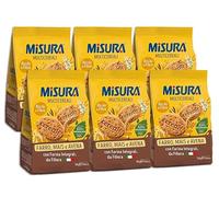 6X Misura Multicereale Biscotti con Farina Integrale, Farro, Mais e Avena Ricchi di Fibre 330g
