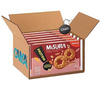 6X Misura Protein Biscotti Croccanti con Fiocchi di Avena e Mandorle 260g [CAIYA® BOX da 6 Confezioni]