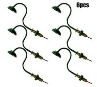 6x Modello Ferrovia Treno Lampione Street Luci Lampione LED Scala O Ferrovia