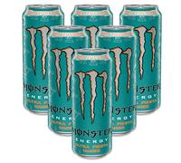 6X Monster - Energy Drink Ultra Fiesta Mango - Zero Zuccheri - [6 x 500 ml] - 6 Lattine