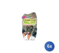6x Montagne Viso Maschera 10 Ml. Peel-Off Carbone