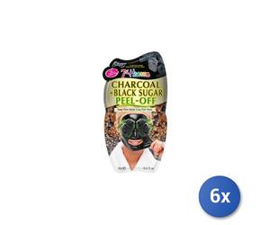 6x Montagne Viso Maschera 10 Ml. Peel-Off Carbone+Zucchero