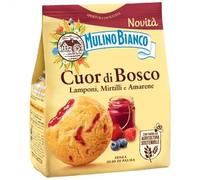 6x Mulino Bianco Cuor di Bosco Biscotti con Lamponi Mirtilli e Amarene 12x300gr