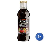6x Multipack Aceto Ponti Glassa Balsam Modena Igp Gr 250