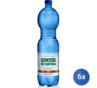 6x Multipack Acqua Goccia Carnia Frizzante Lt 1.5